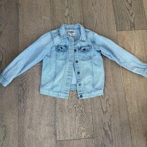 🌱 Oshkosh B’Gosh Kids Size 10 Light Blue Denim Jacket, 100% Cotton, Nearly New